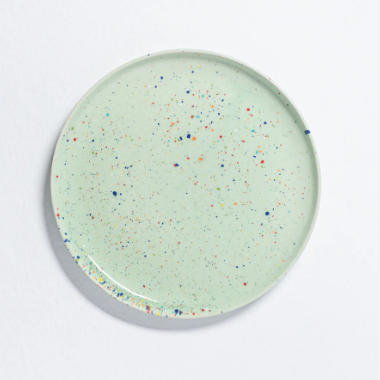 Speckled Ceramic Plates by Egg Back Home - Bread, Salad + Dinner Sizes