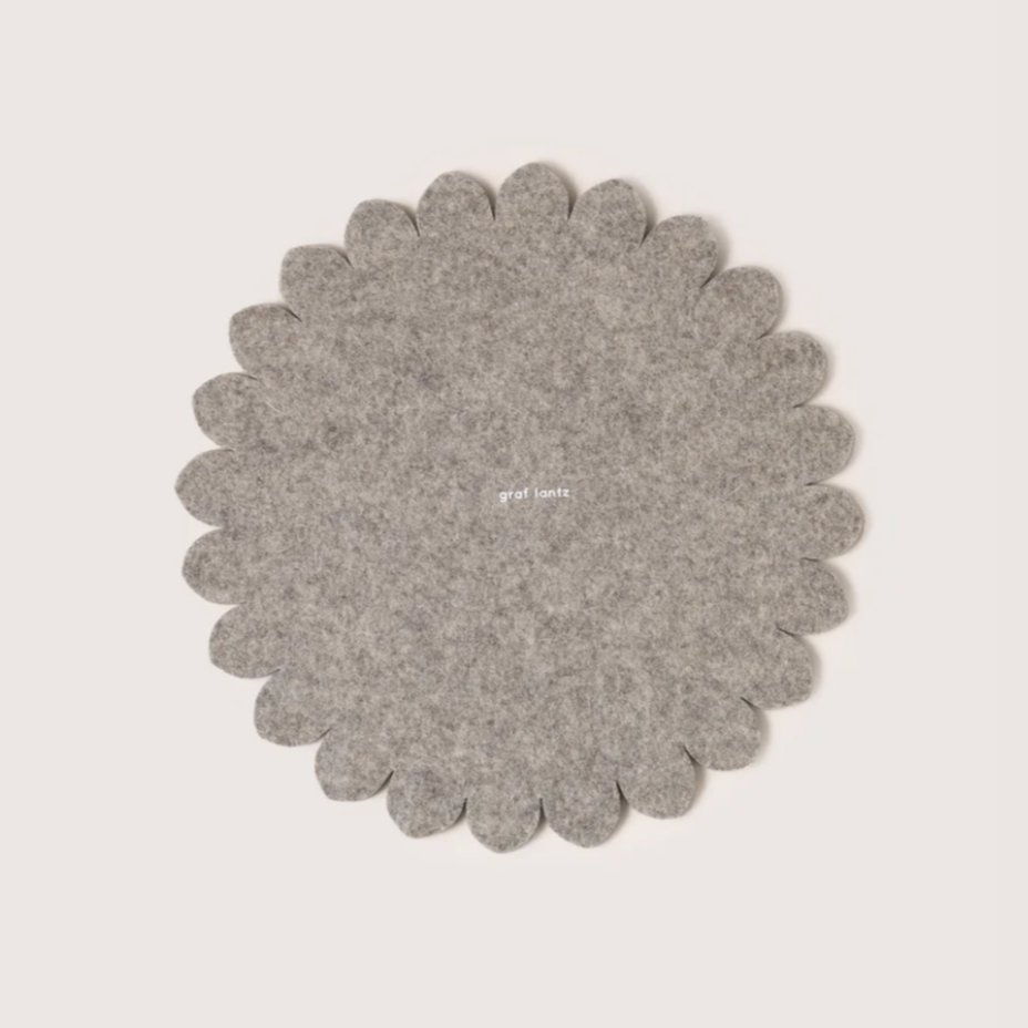 10" Crest Merino Wool Trivet by graf lantz