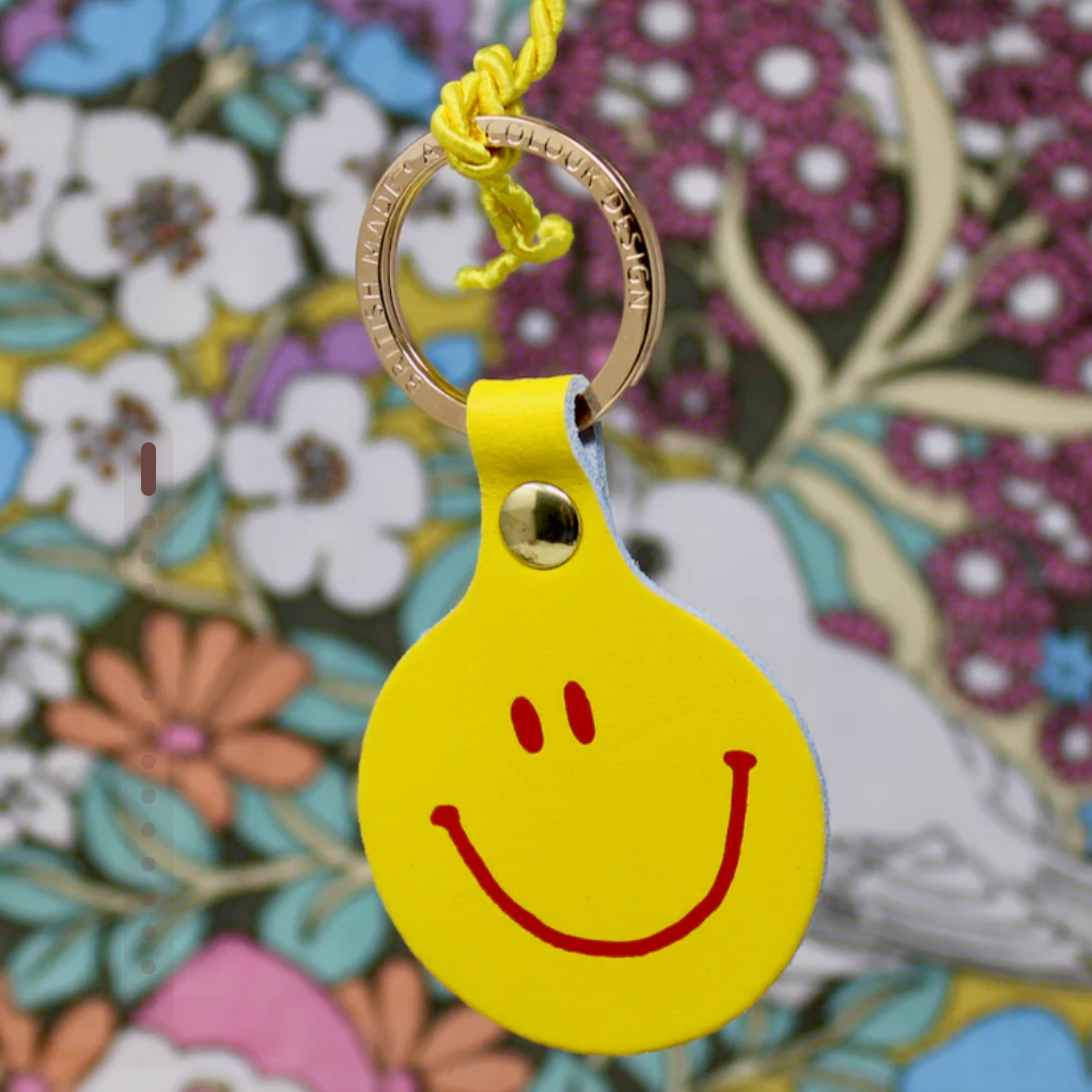 Happy Face Keychain by Ark Colour Design
