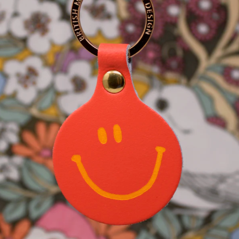Happy Face Keychain by Ark Colour Design