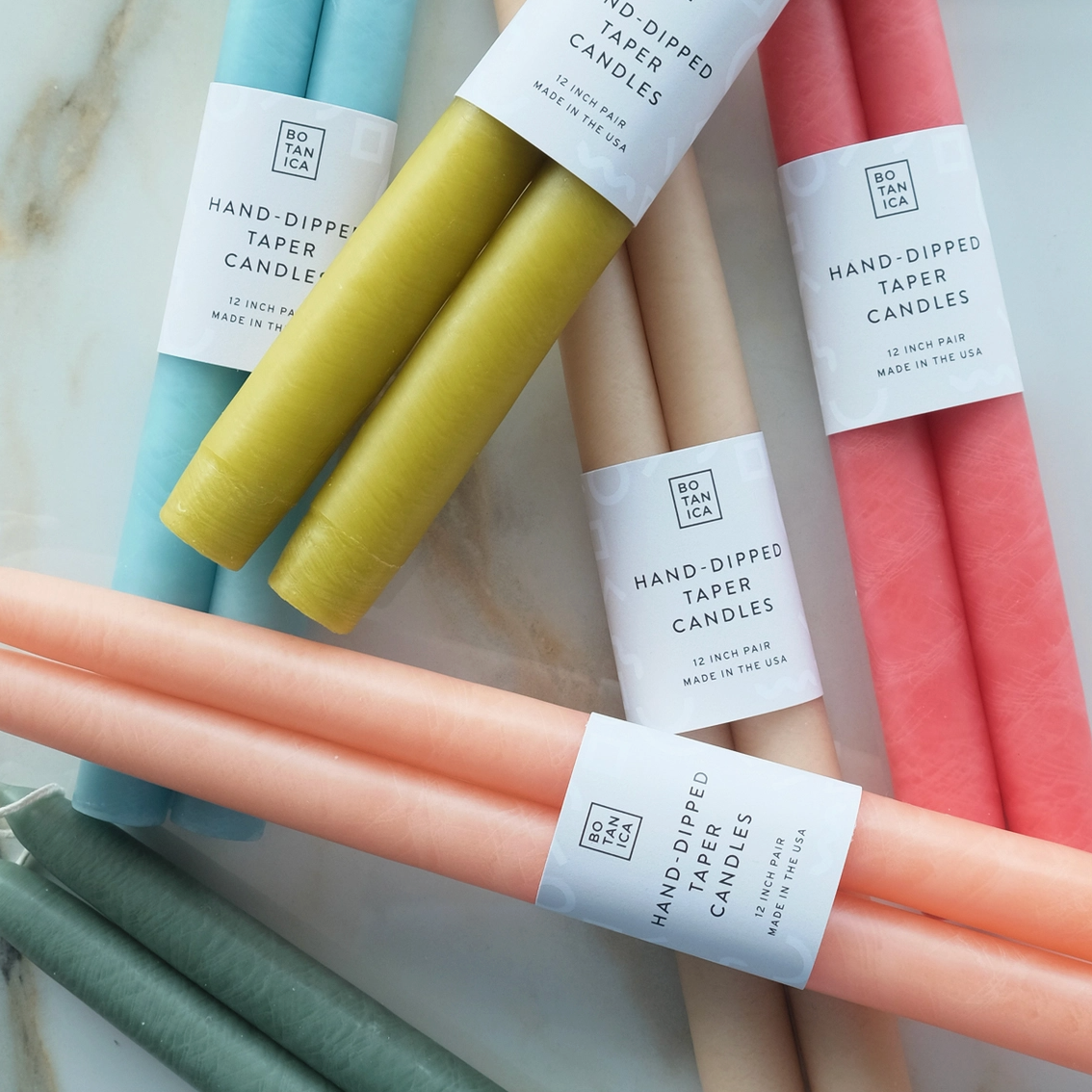 Botanica Taper Candles - Set of 2