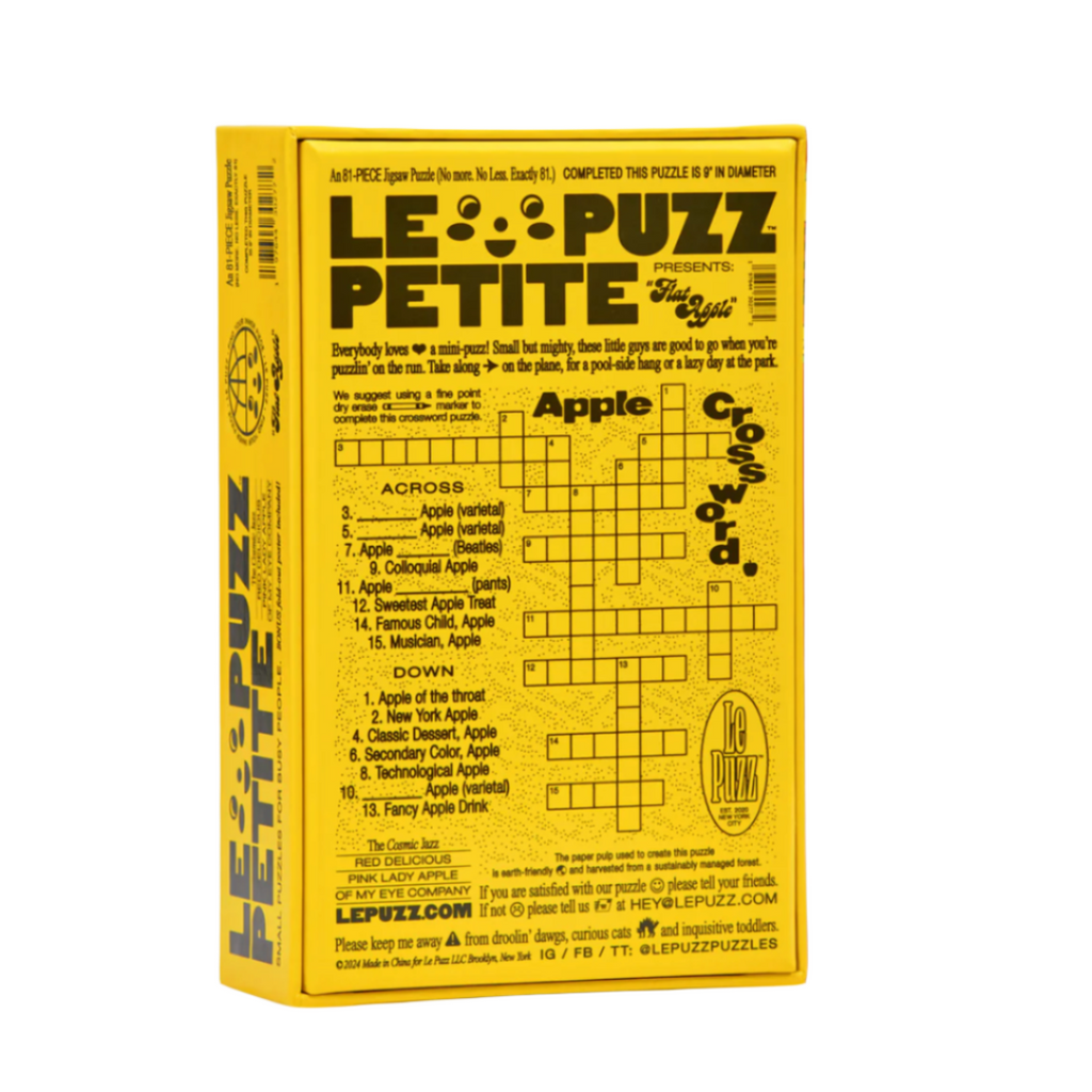 Le Puzz Mini Puzzle - Flat Apple