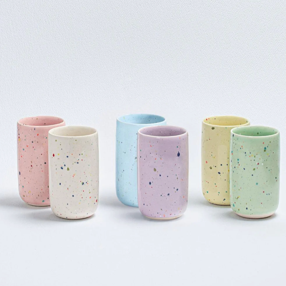 Tall Speckled Cup by Egg Back Home