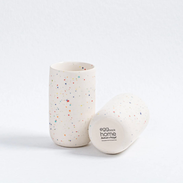Tall Speckled Cup by Egg Back Home