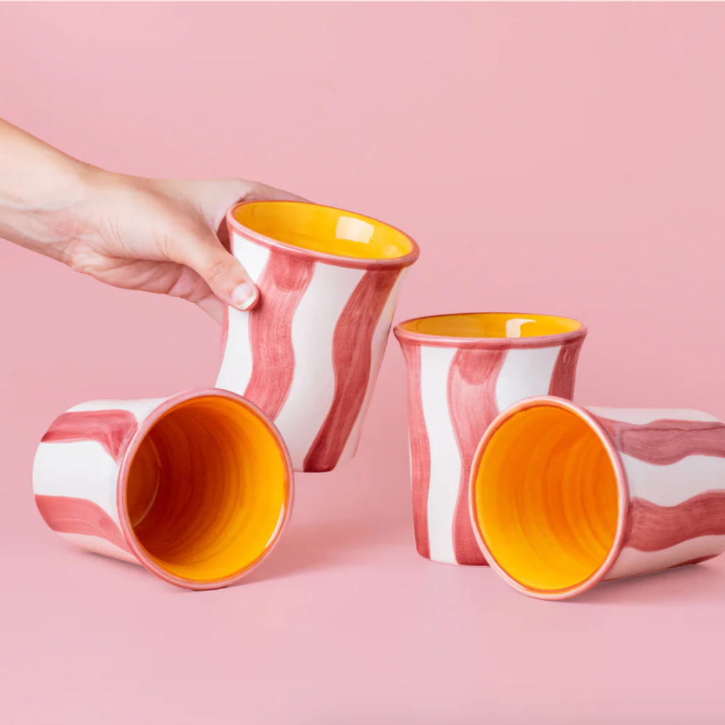 Ceramic Breakfast Cups by Tierra Cocida