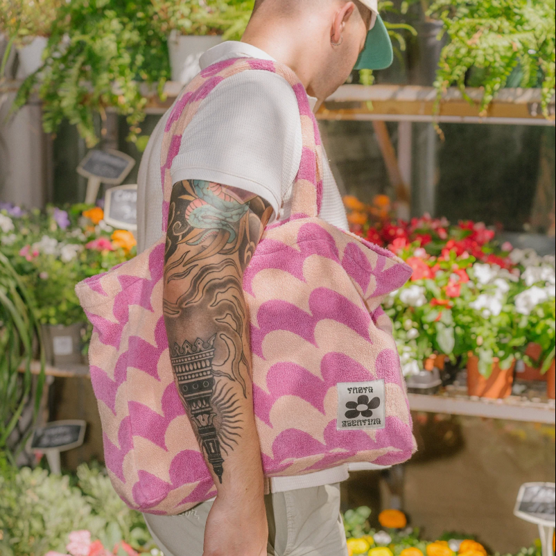 Towel Beach Bag by Tarta Gelatina