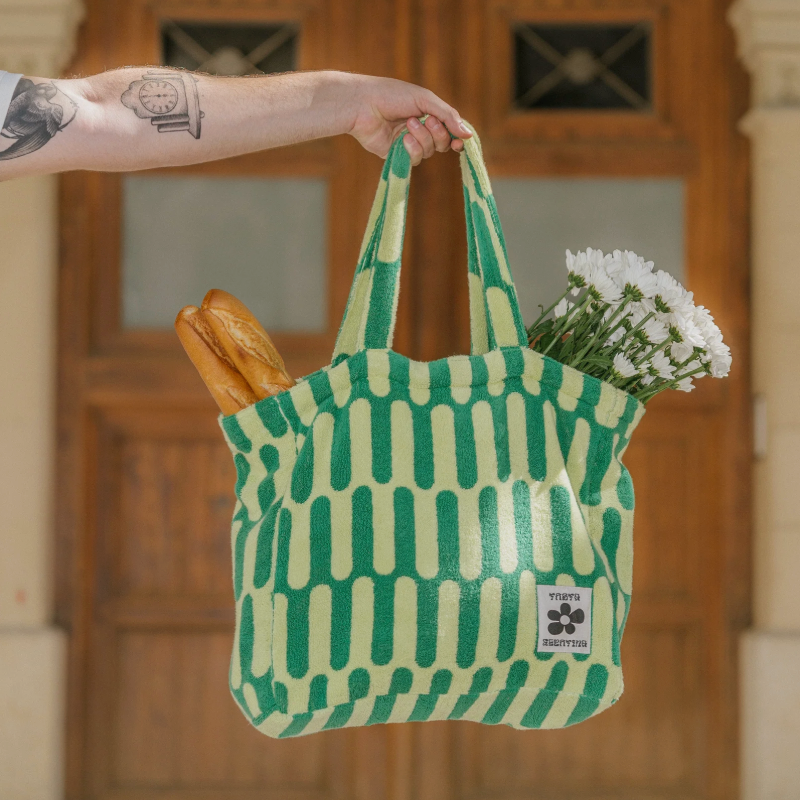 Towel Beach Bag by Tarta Gelatina