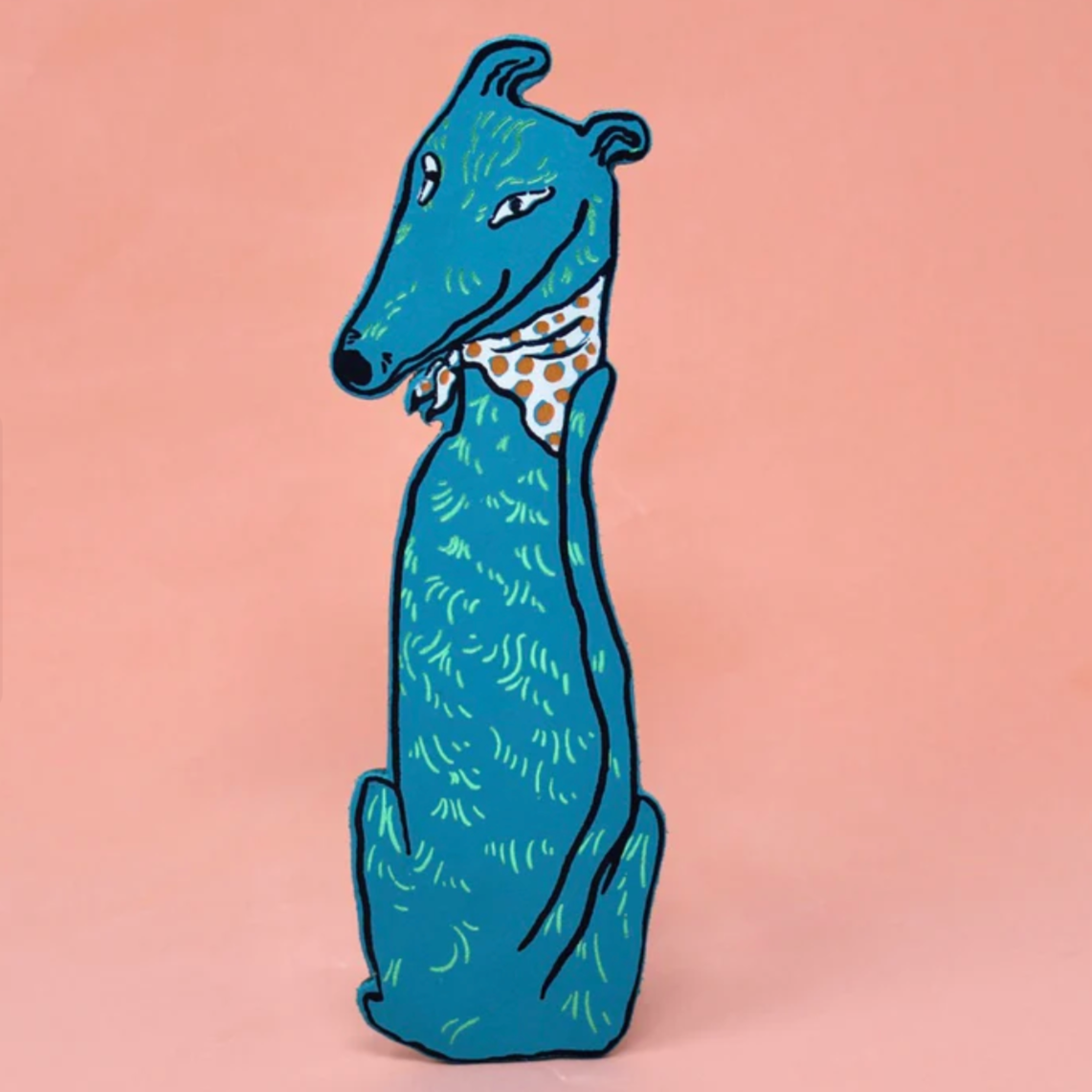 Dog Bookmark by Ark Colour Design