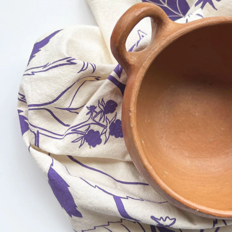 Printed Linen Square Tea Towels by Elana Gabrielle
