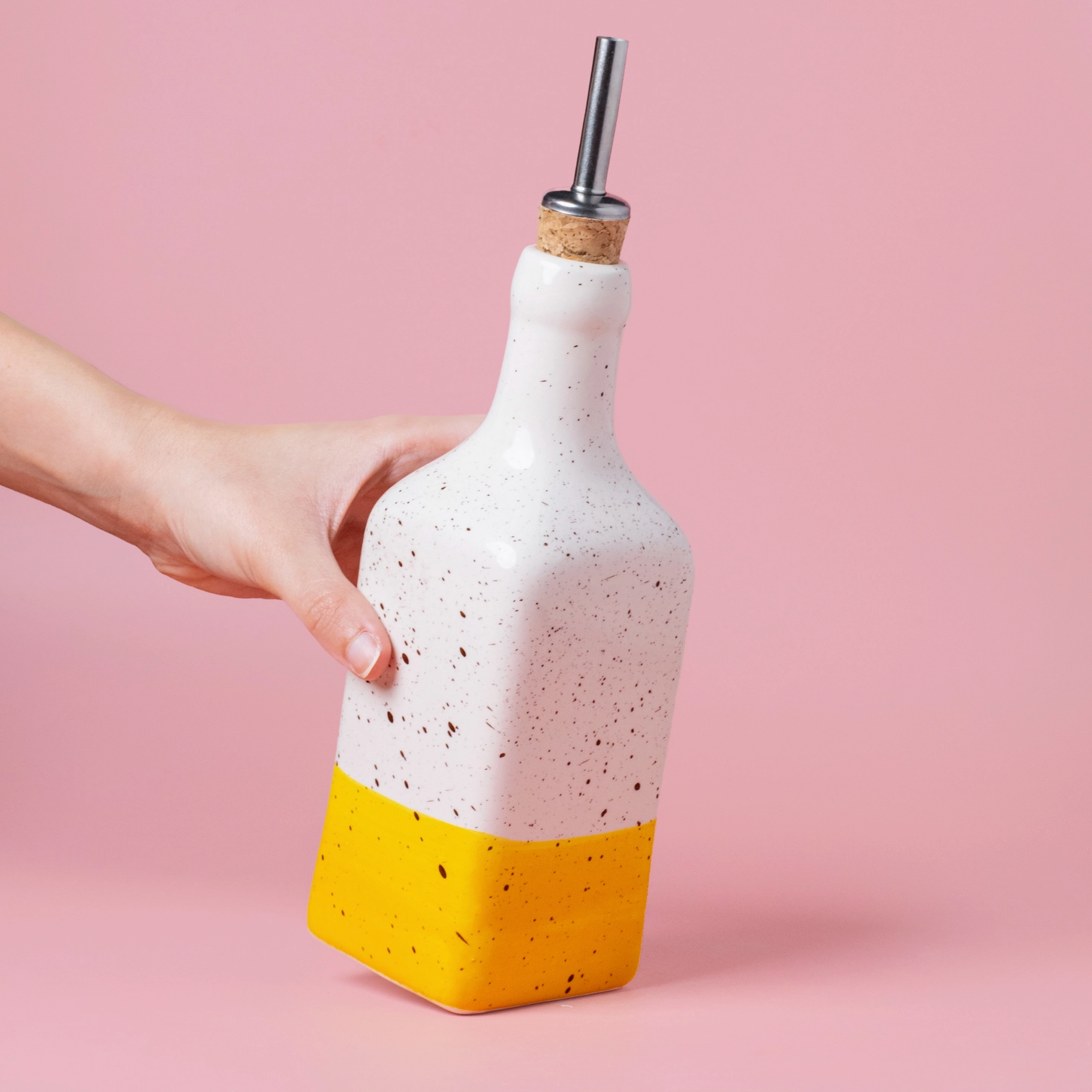 Ceramic Olive Oil Bottle by Tierra Cocida
