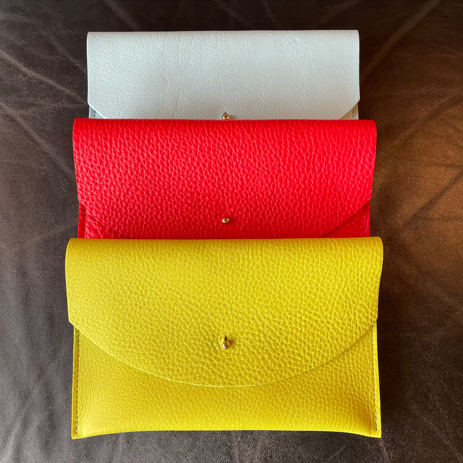 Leather Envelope Pouch by Primecut