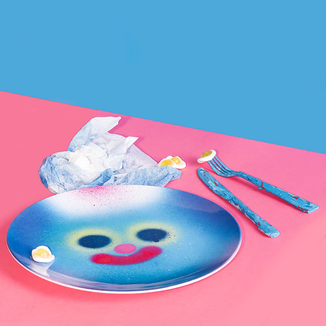 Melamine Dinner Plates - John Burgerman x Third Drawer Down