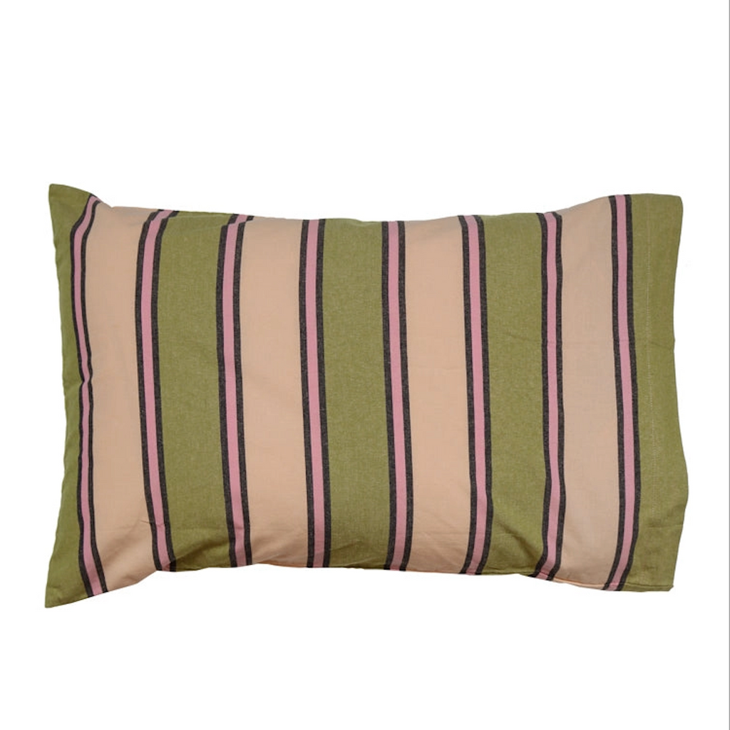 Carnival Stripe Pillowcase Set by Mosey Me
