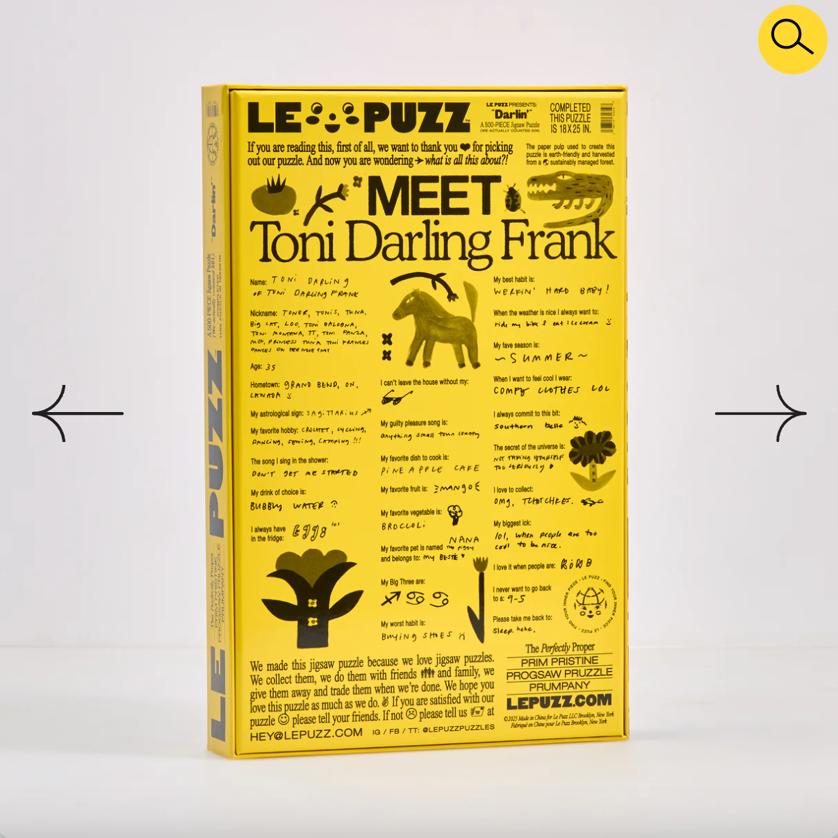Le Puzz 500 Piece Puzzles