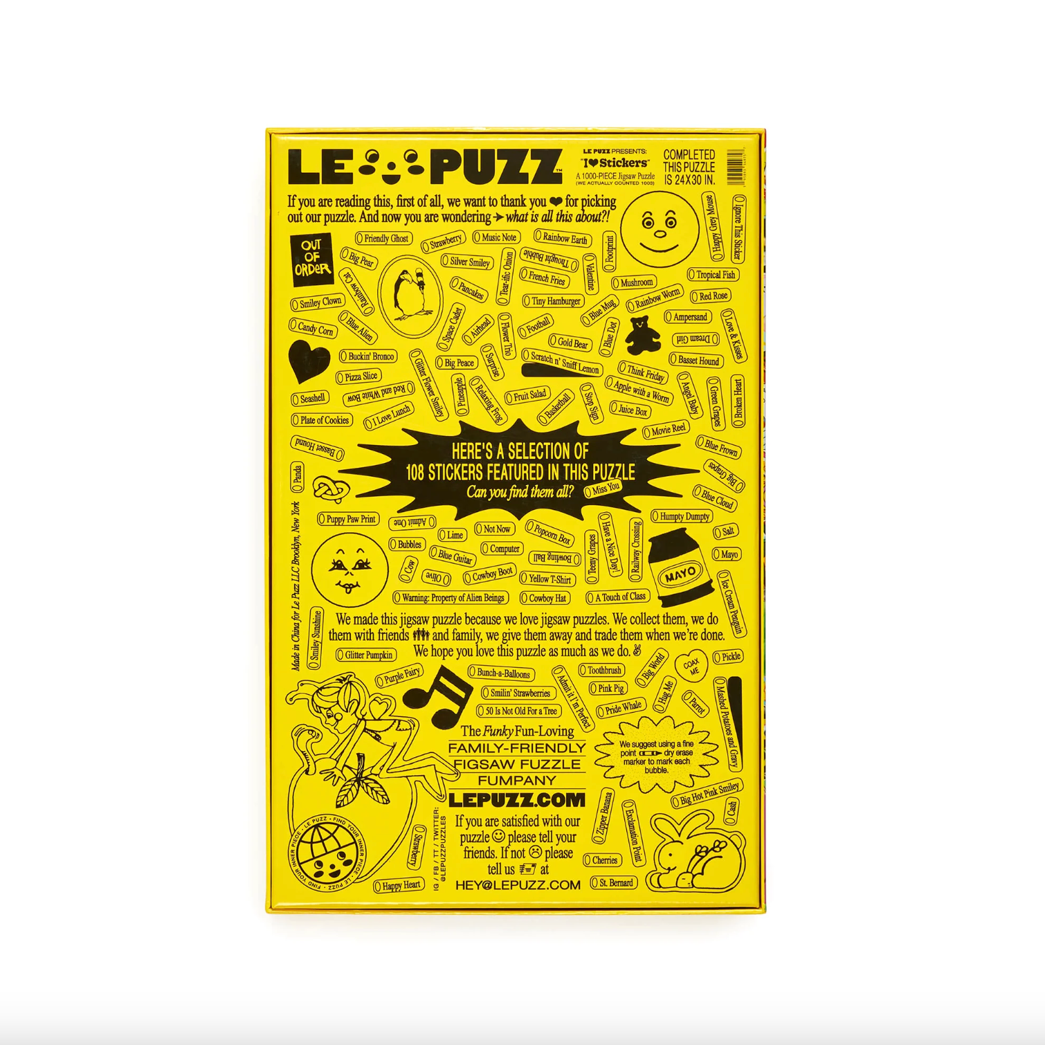 Le Puzz 1000 Piece Puzzle