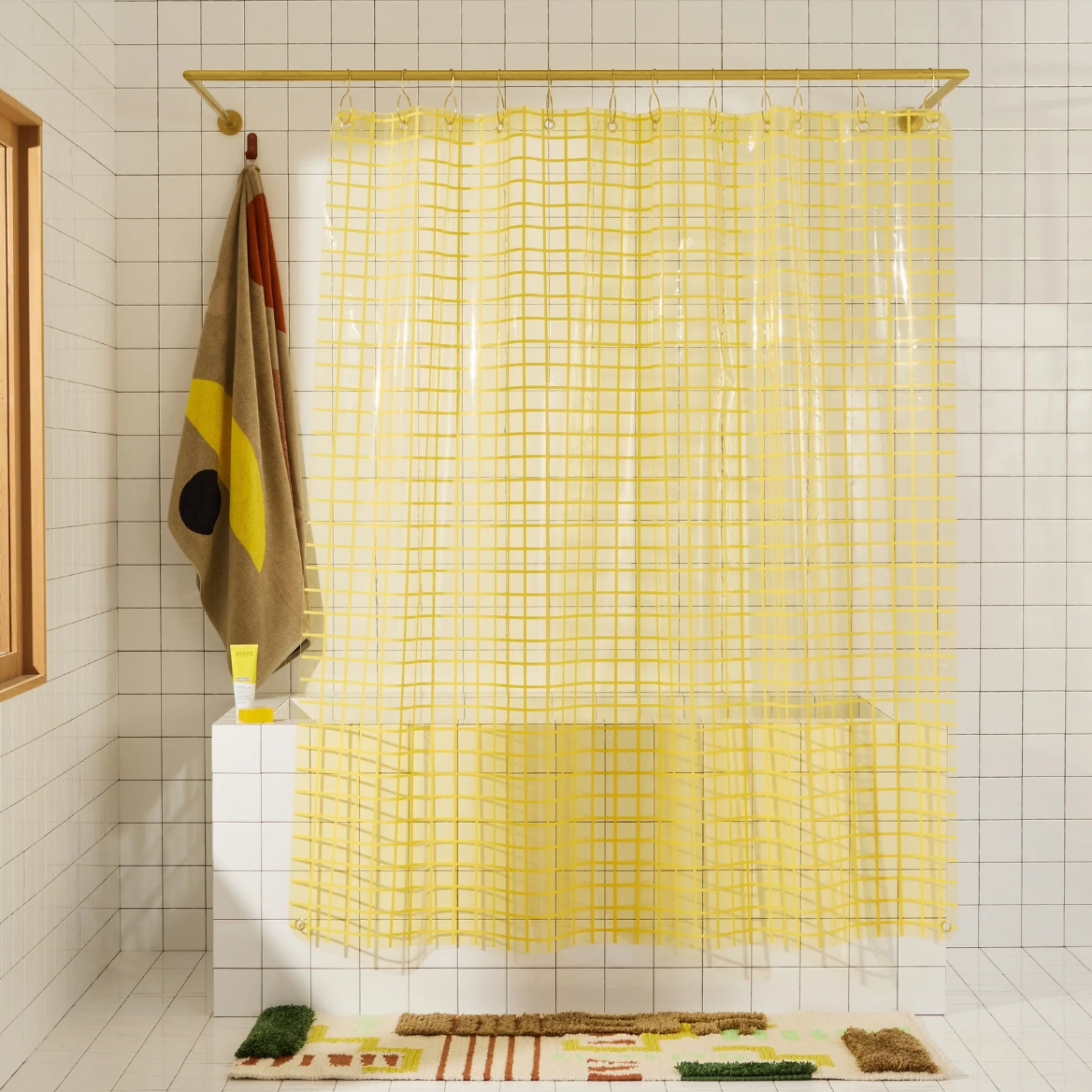 Sun Shower 2x2 Curtain Liners by Quiet Town