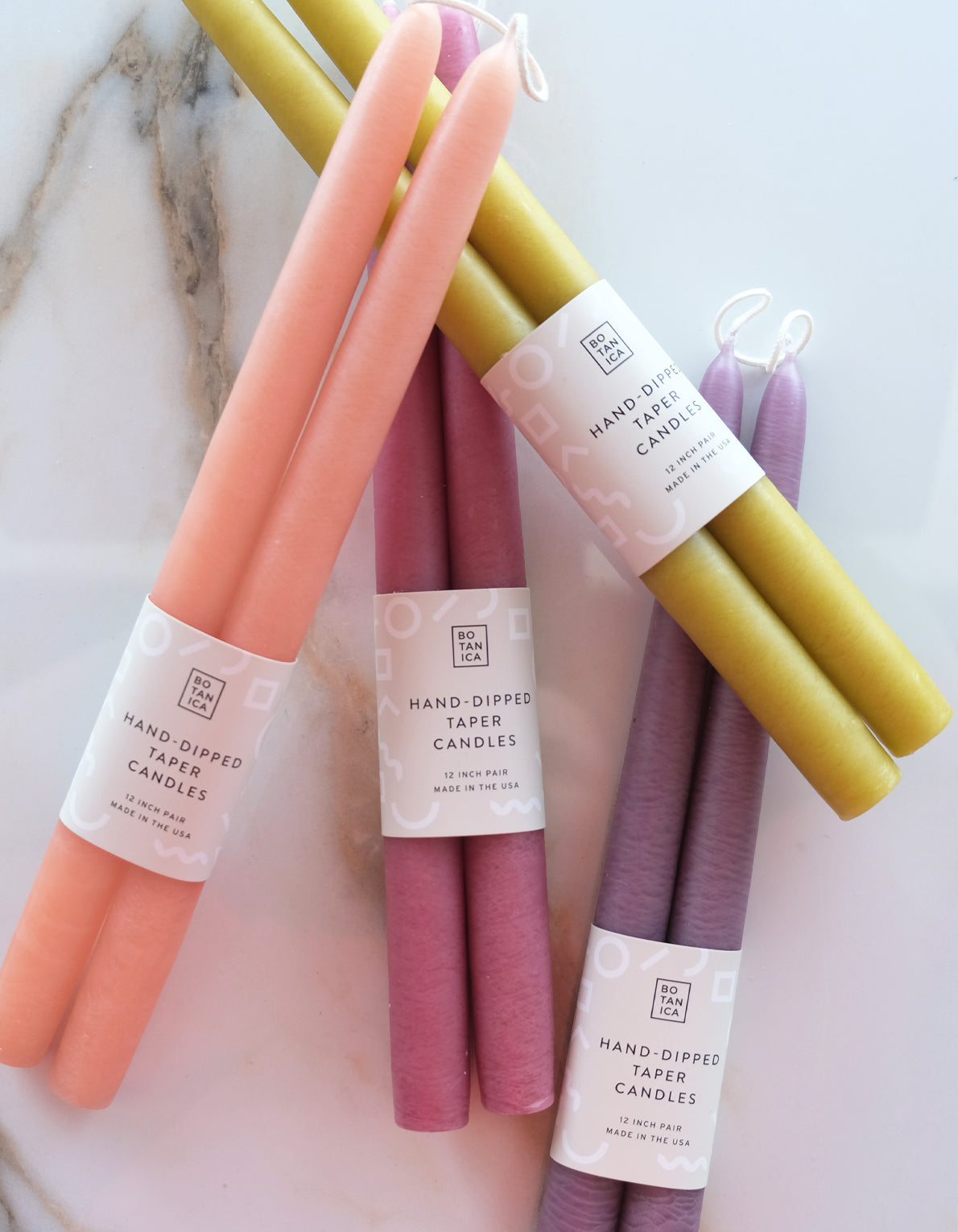 Botanica Taper Candles - Set of 2
