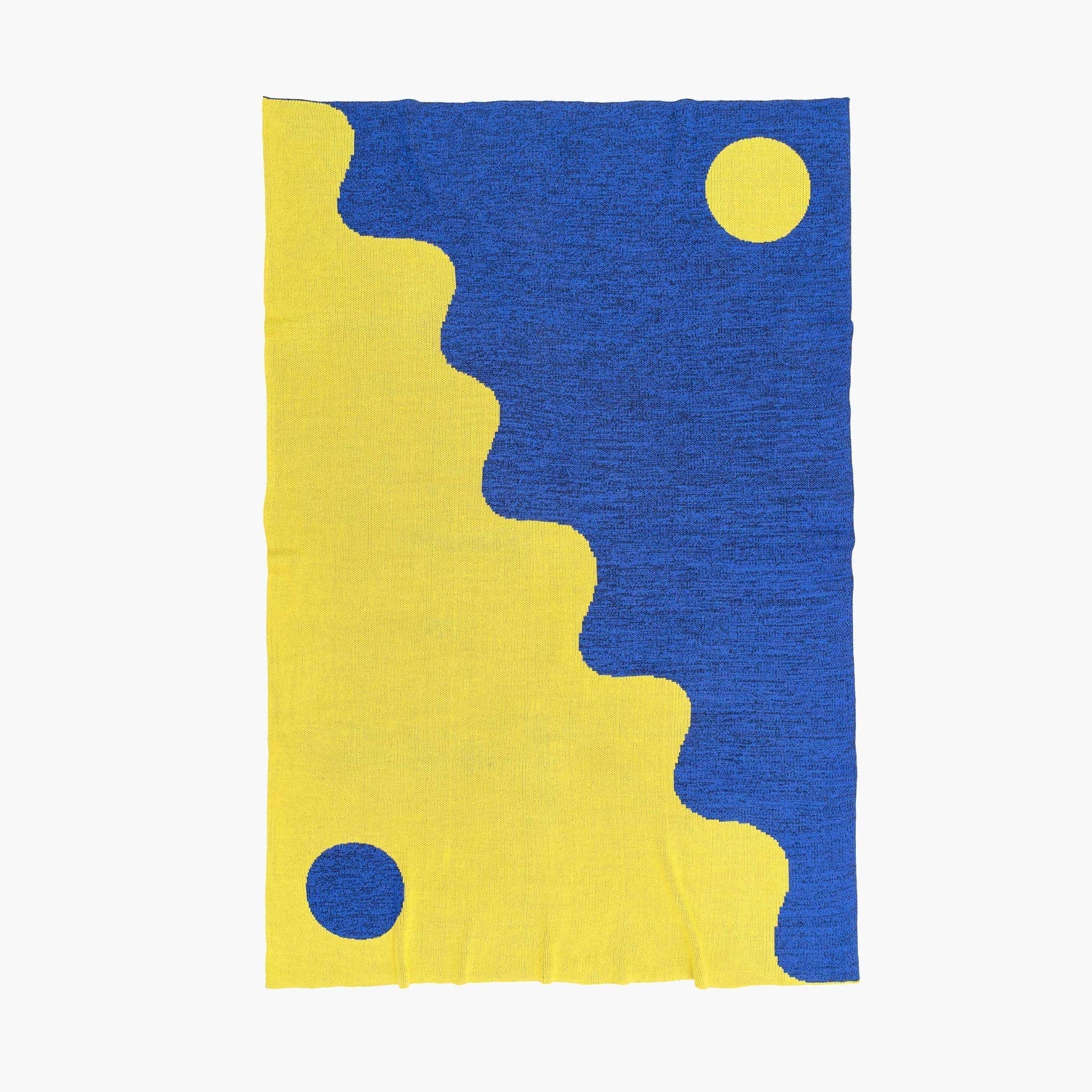 "Yin Yang Wave" Throw by Verloop Knits - 3 Colors Available