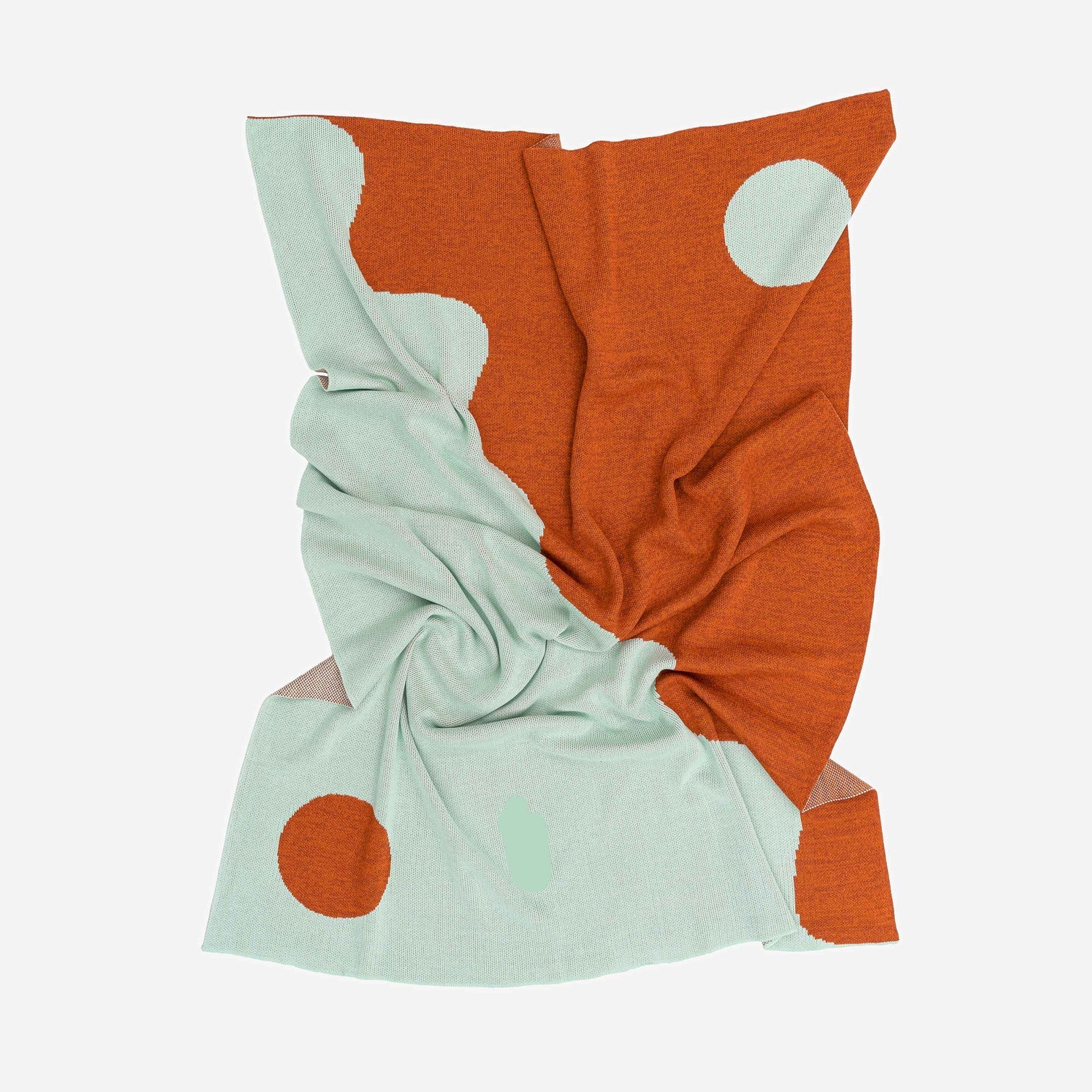 "Yin Yang Wave" Throw by Verloop Knits - 3 Colors Available