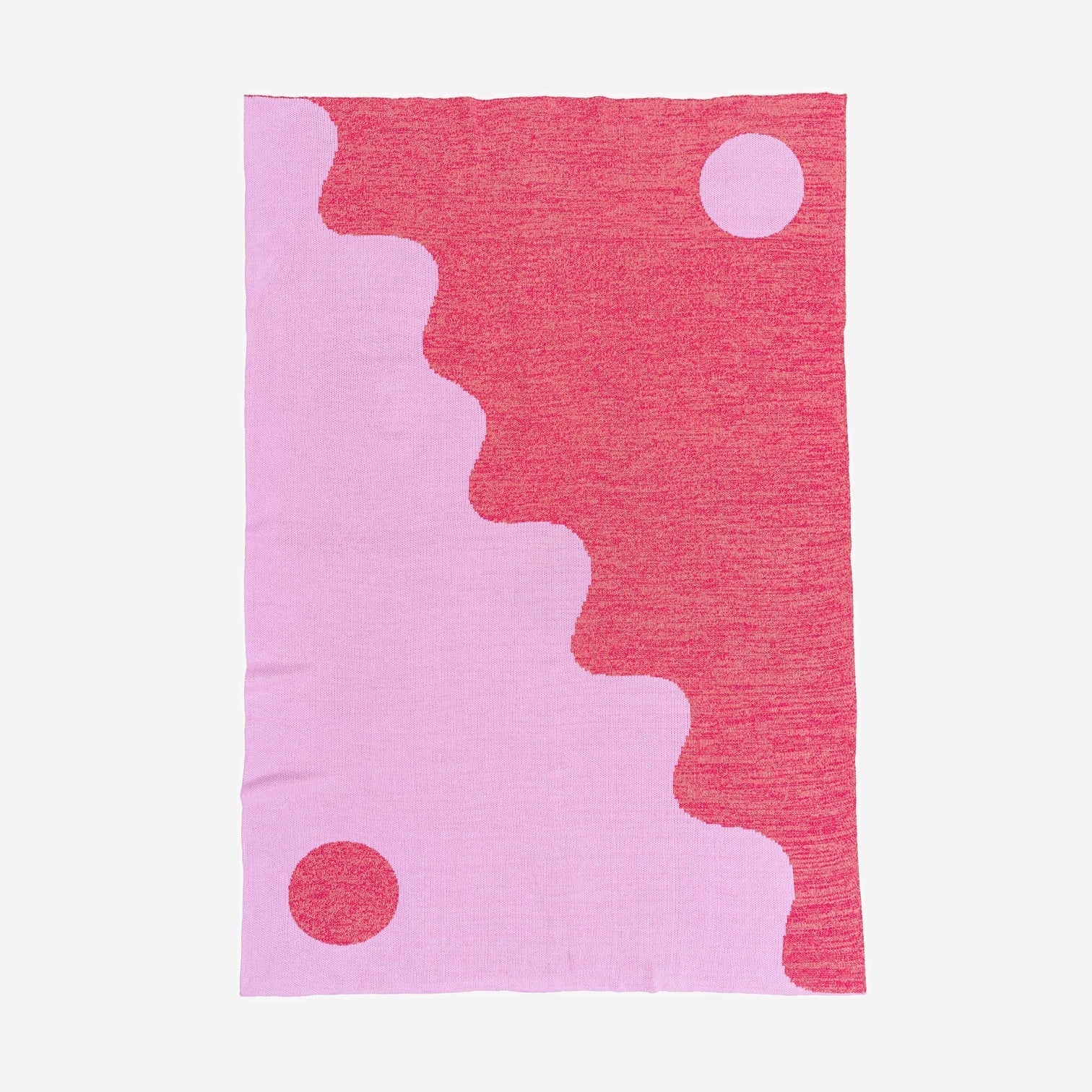 "Yin Yang Wave" Throw by Verloop Knits - 3 Colors Available