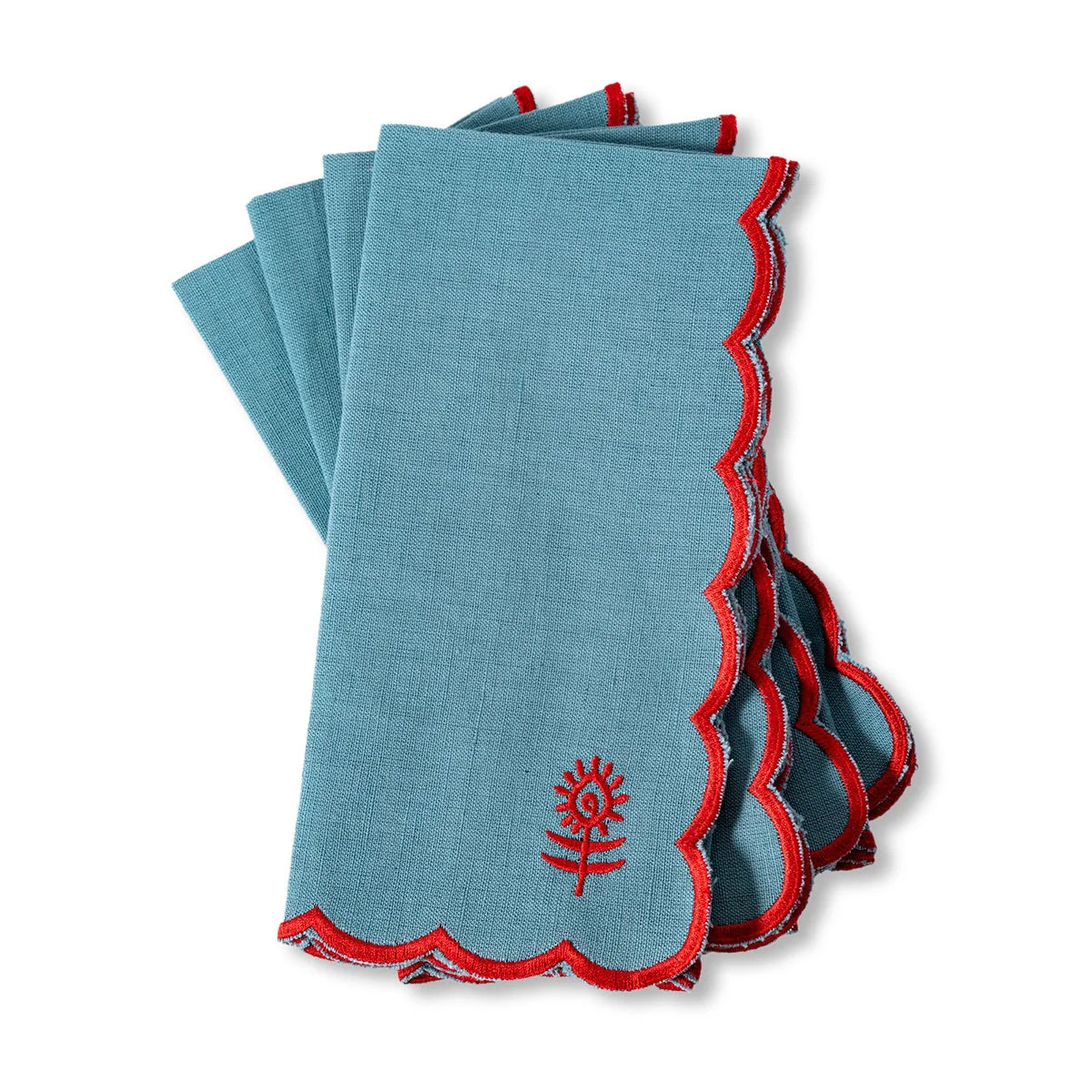 Icon Linen Dinner Napkins - Set of 6 - by Furbish Studio