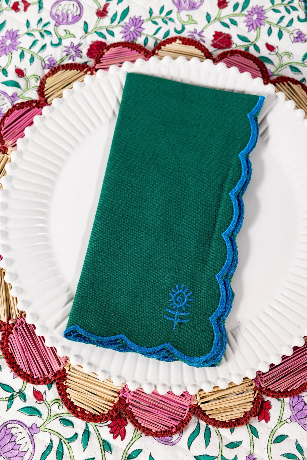 Icon Linen Dinner Napkins - Set of 6 - by Furbish Studio