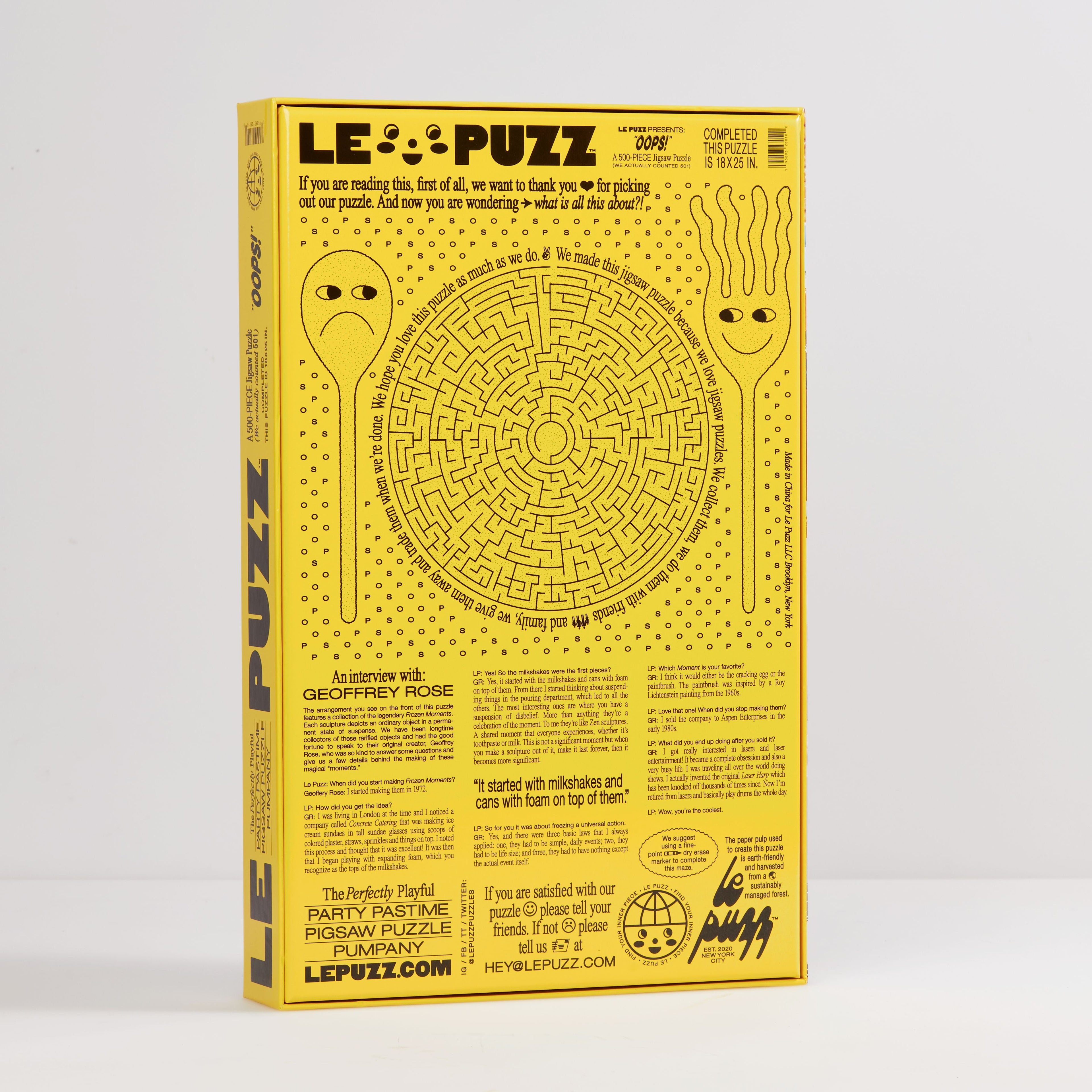 Le Puzz 500 Piece Puzzles