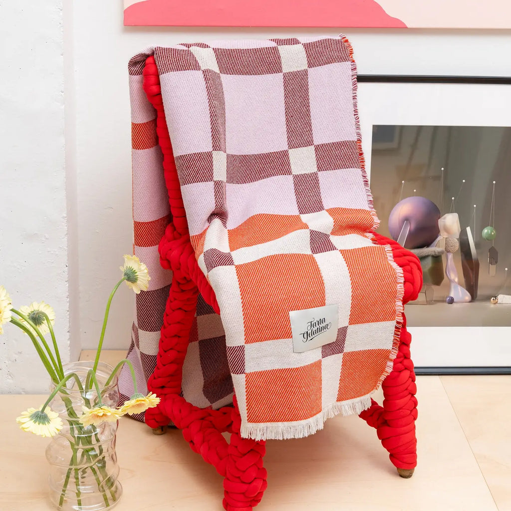 Picnic Plaid Throw by Tarta Gelatina