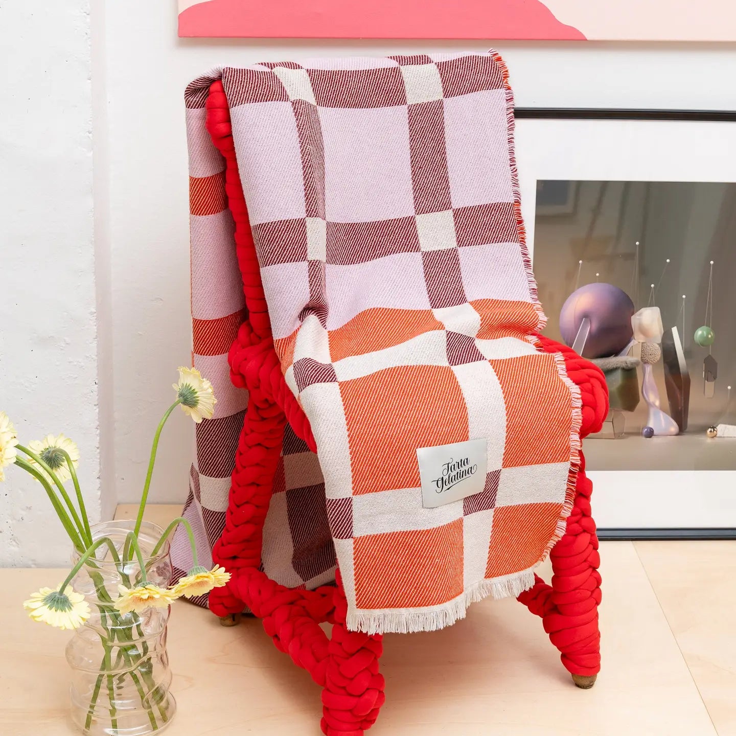 Picnic Plaid Throw by Tarta Gelatina