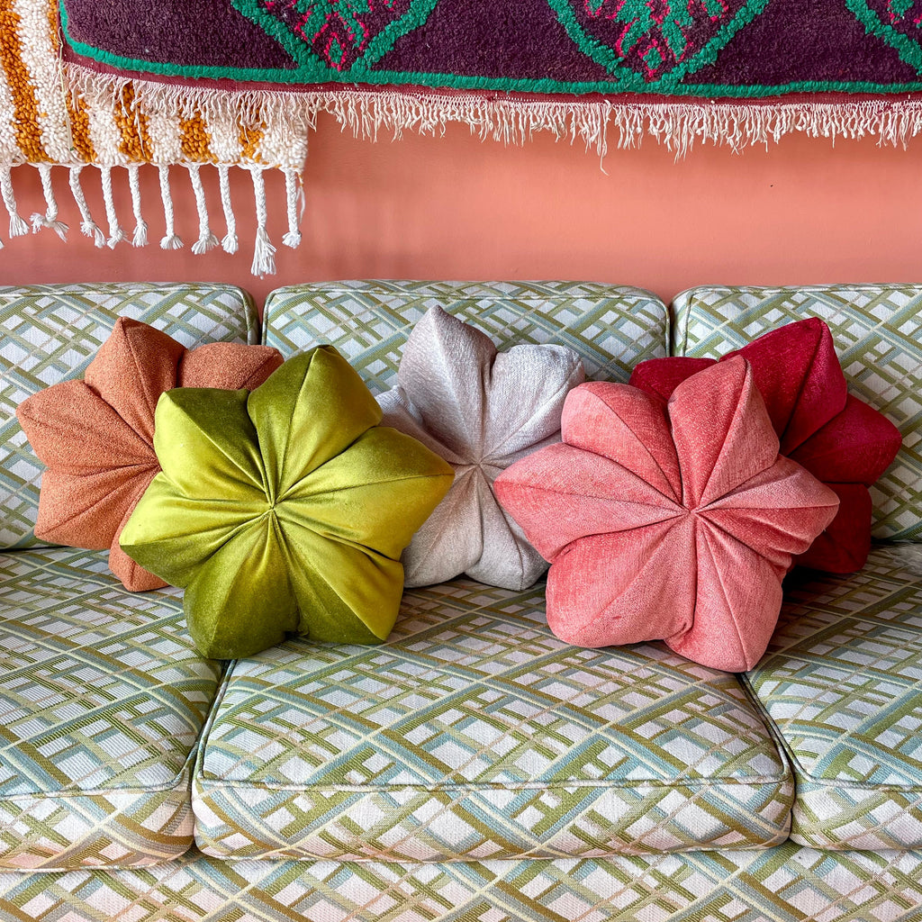 17" Star Anise Pillow by Anjia Jalac