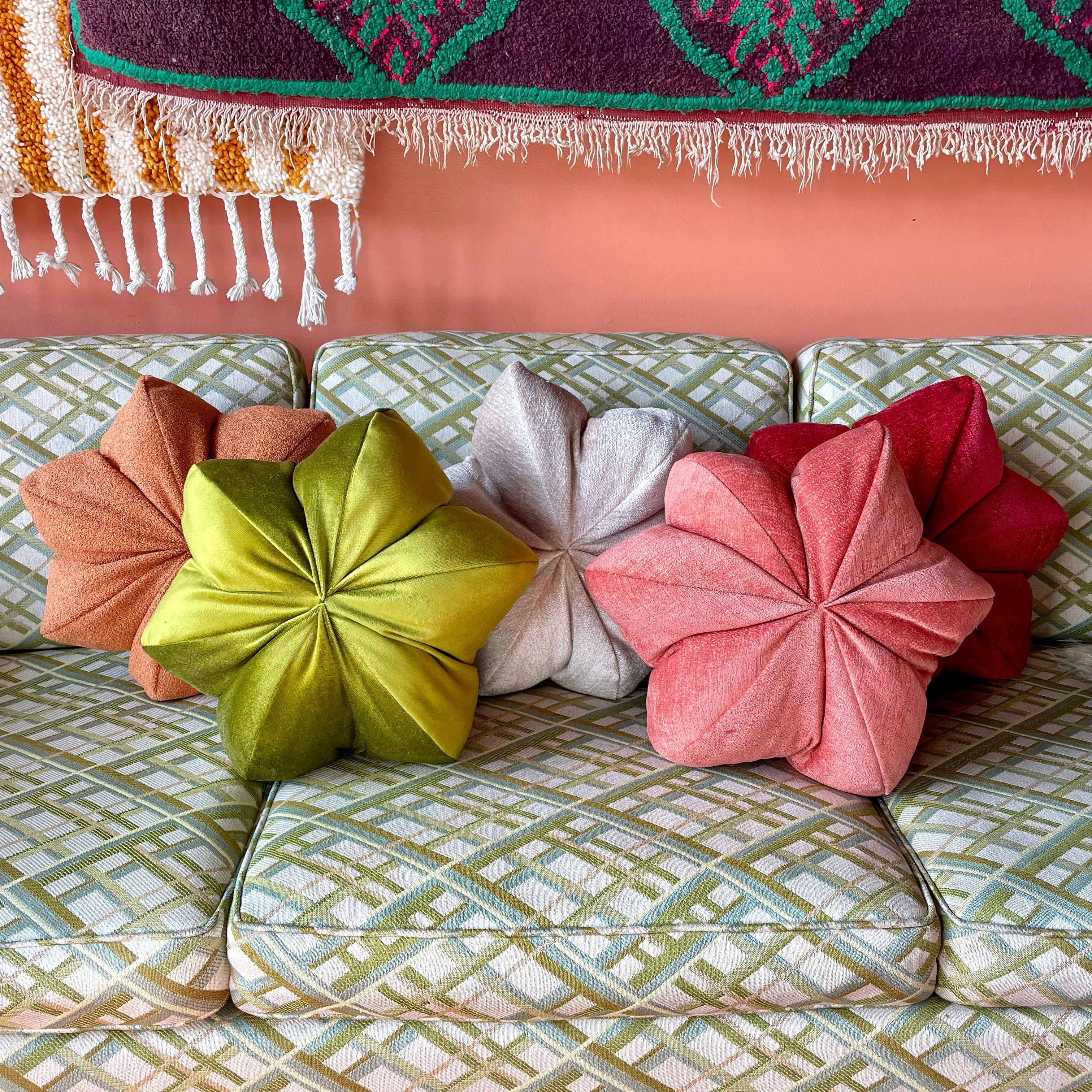17" Star Anise Pillow by Anjia Jalac