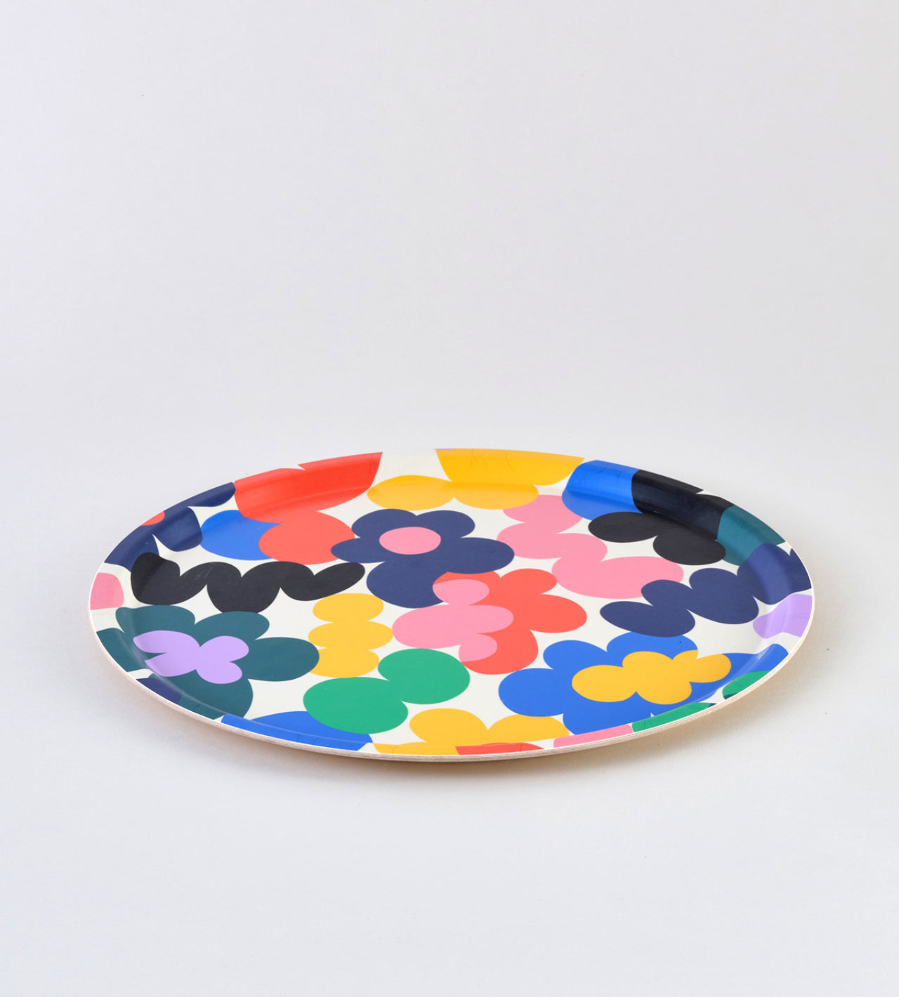 Round Floral Burst Tray - Micke Lindebergh for Wrap Magazine
