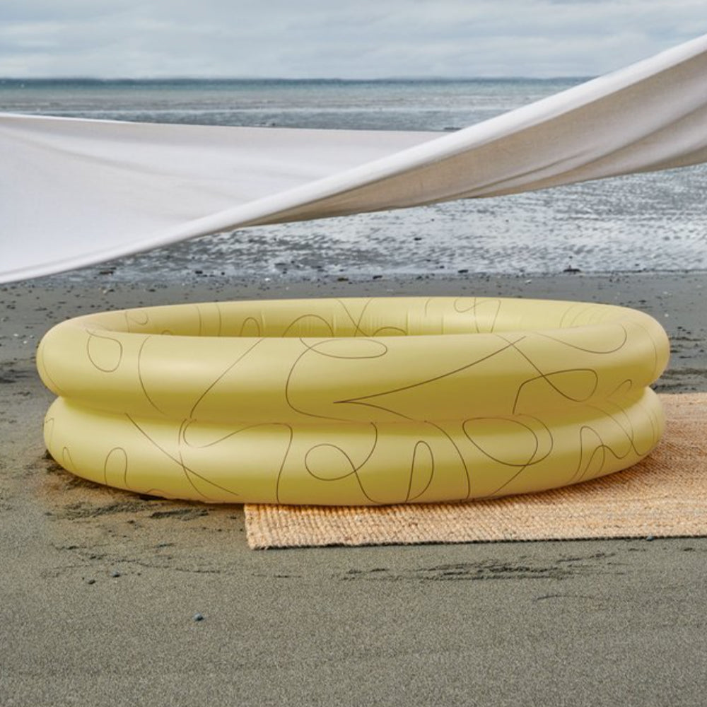 Inflatable Pool by Mylle - Yellow Lines